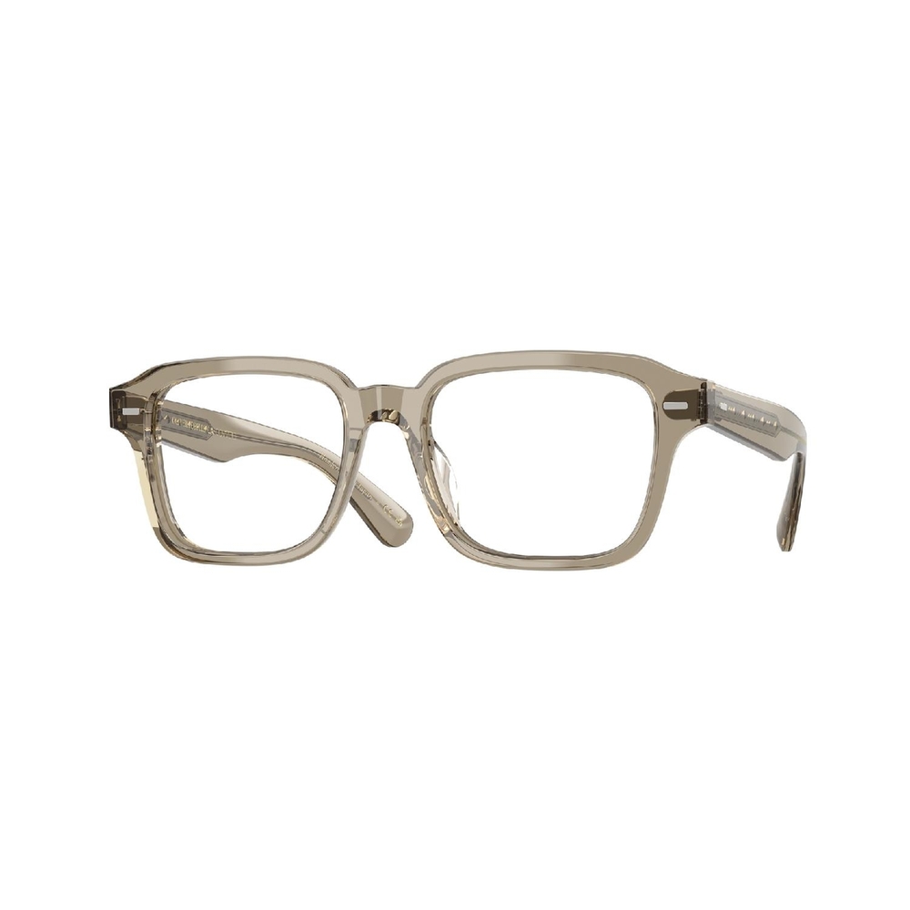 Armação de Óculos de Grau OV5562U-1745-51 Oliver Peoples Retangular Com Cantos Arredondados Verde Acetato