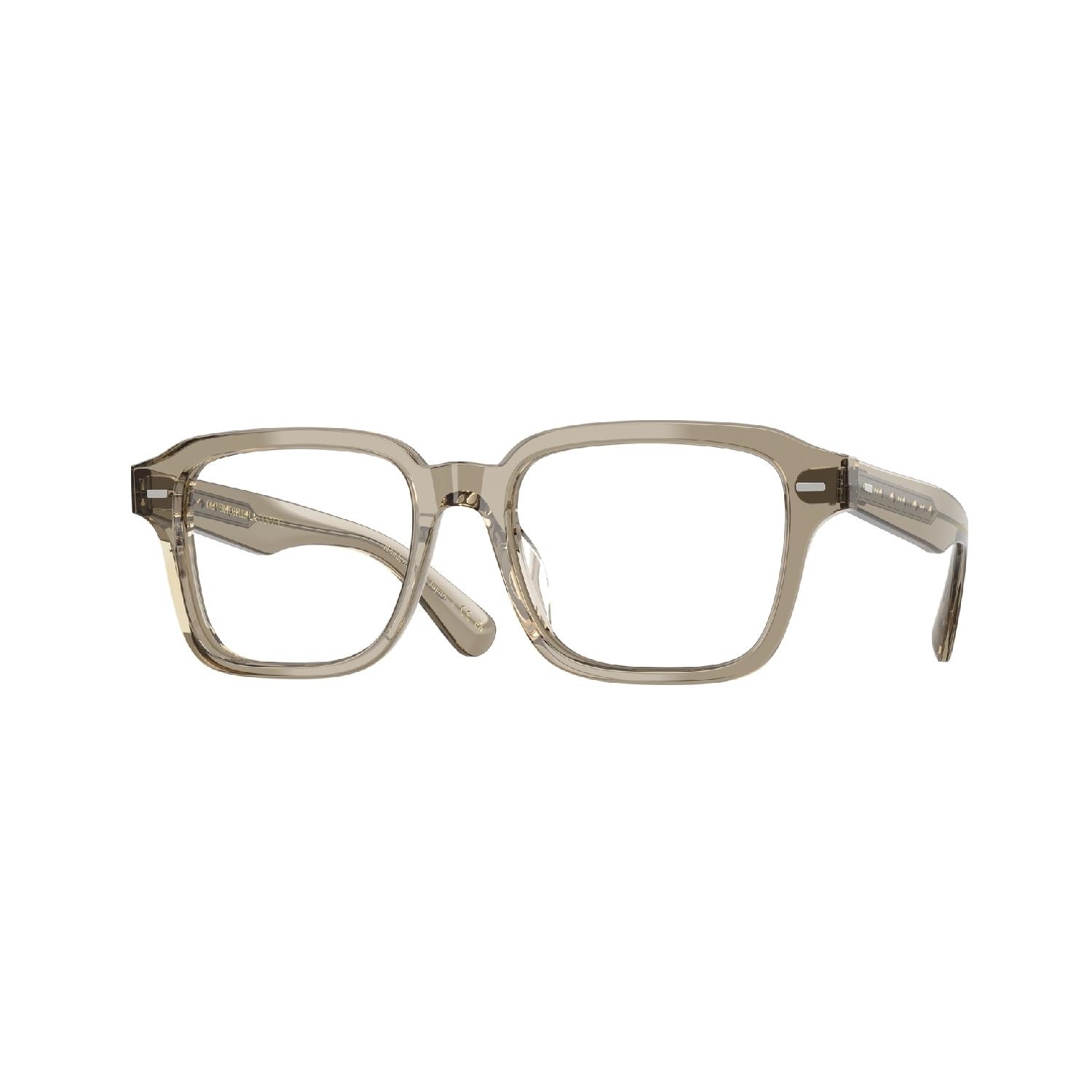 Armação de Óculos de Grau OV5562U-1745-51 Oliver Peoples Retangular Com Cantos Arredondados Verde Acetato