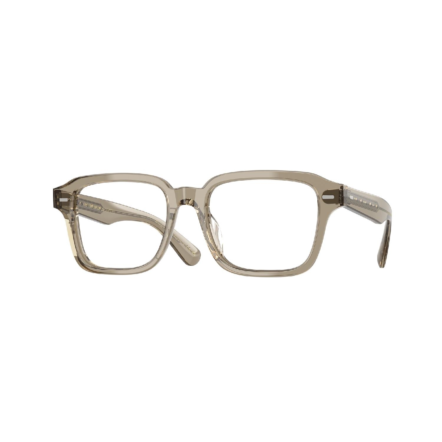 Armação de Óculos de Grau OV5562U-1745-51 Oliver Peoples Retangular Com Cantos Arredondados Verde Acetato
