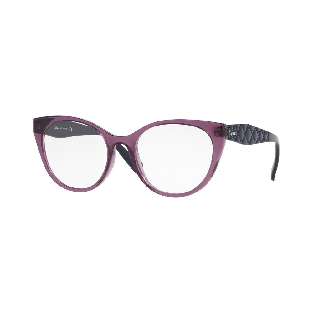 Armação de Óculos de Grau KP3176-M264-52 Kipling Gatinho Violeta Náilon
