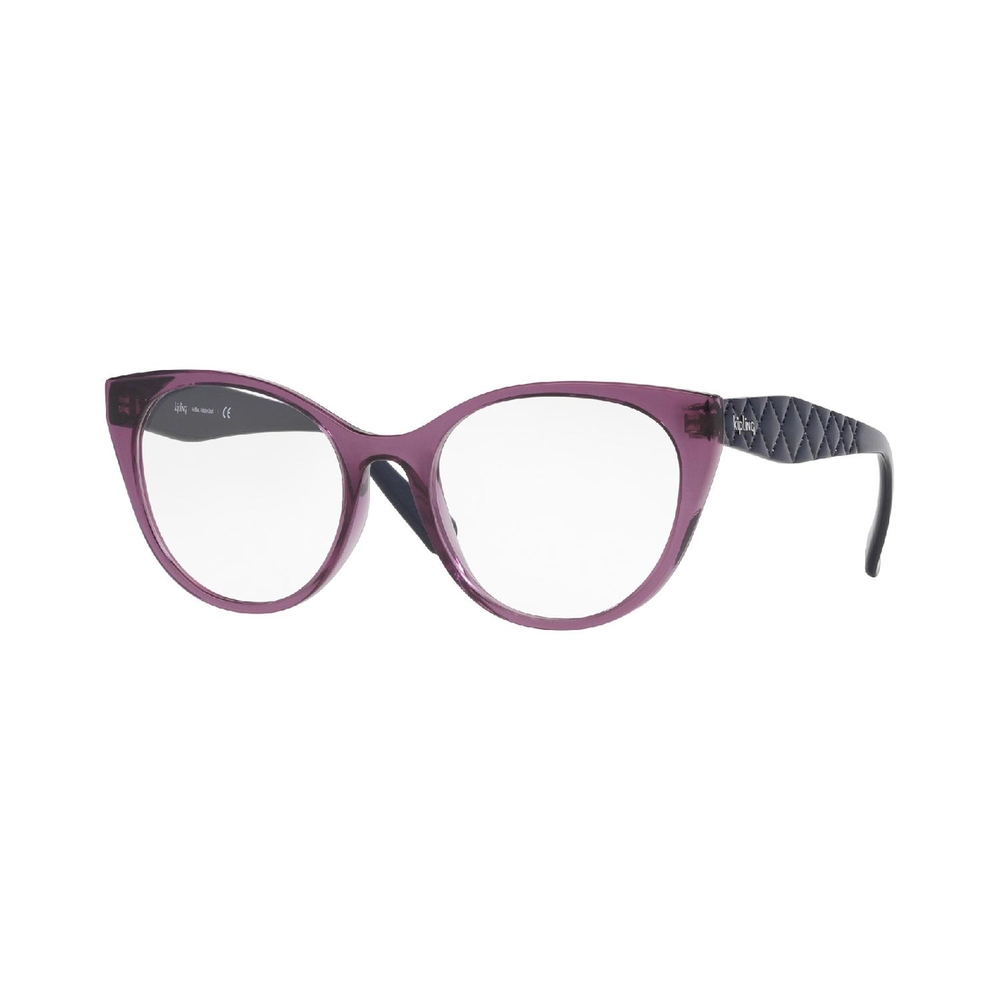Armação de Óculos de Grau KP3176-M264-52 Kipling Gatinho Violeta Náilon