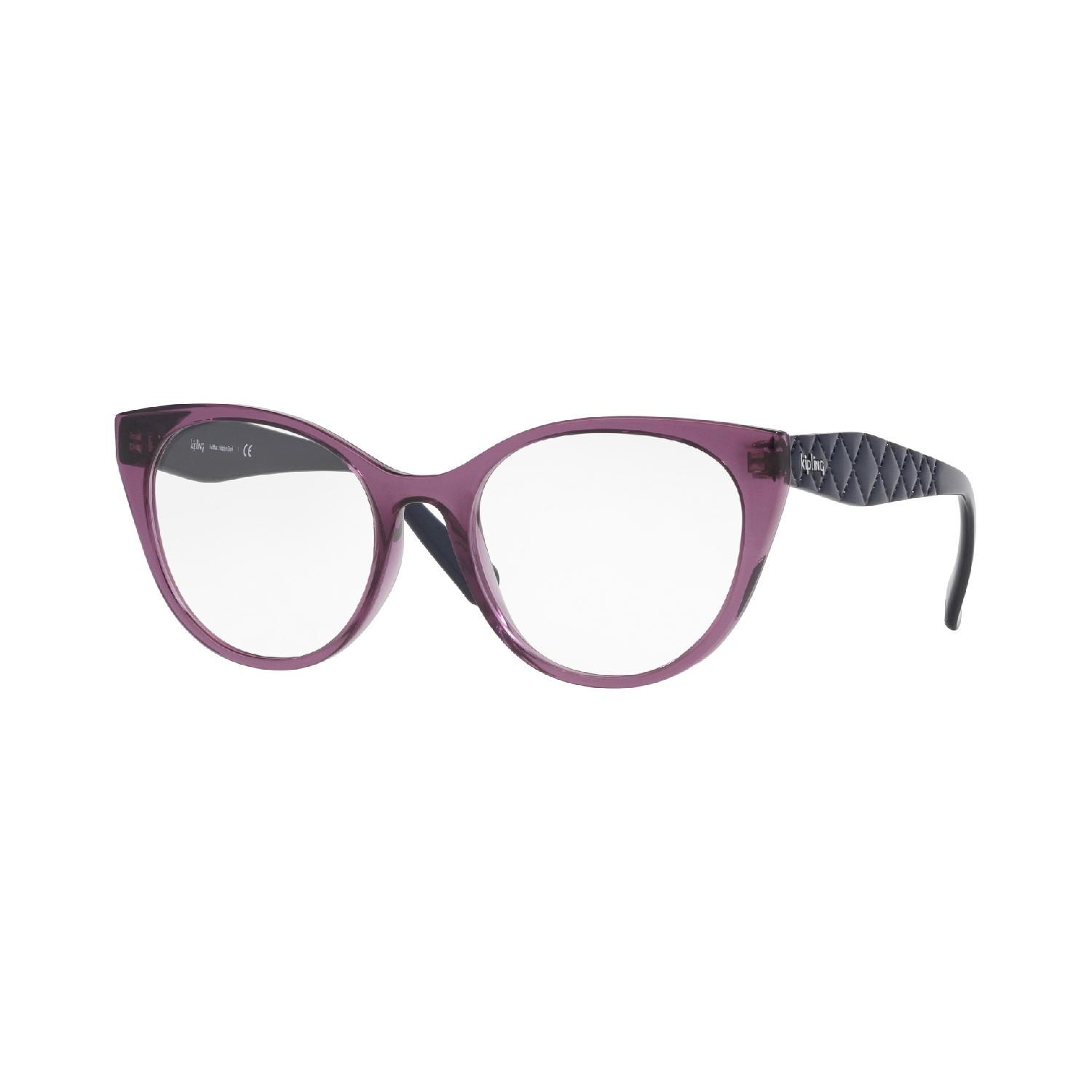 Armação de Óculos de Grau KP3176-M264-52 Kipling Gatinho Violeta Náilon