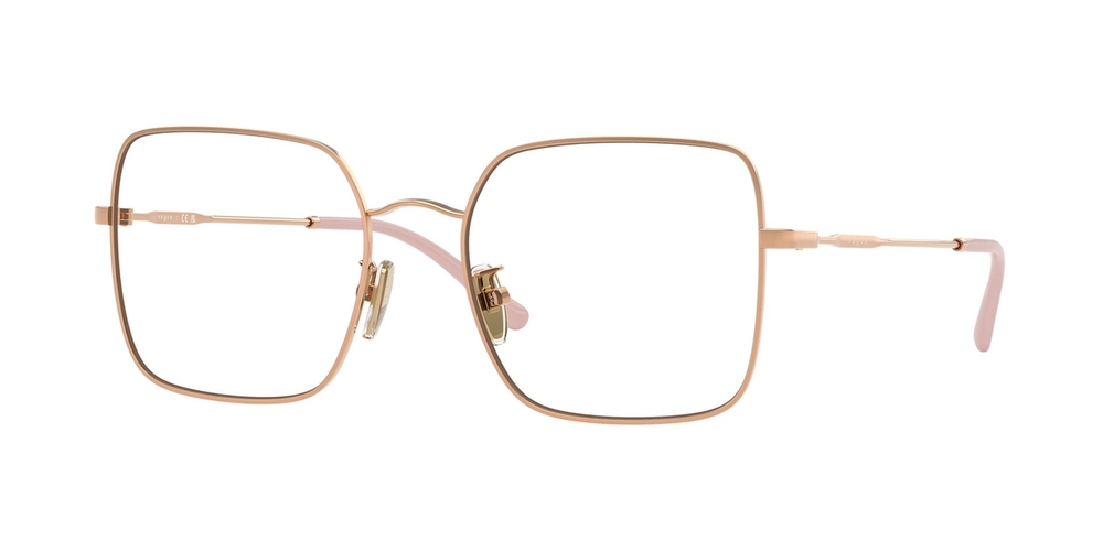 Armação de Óculos de Grau VO4328D-5152-54 Vogue Quadrado Ouro Metal
