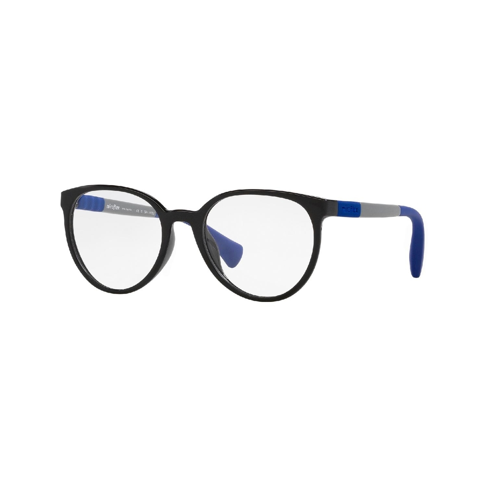 Armação de Óculos de Grau MF4015-L378-48 Miraflex Phantos Preto Injetado