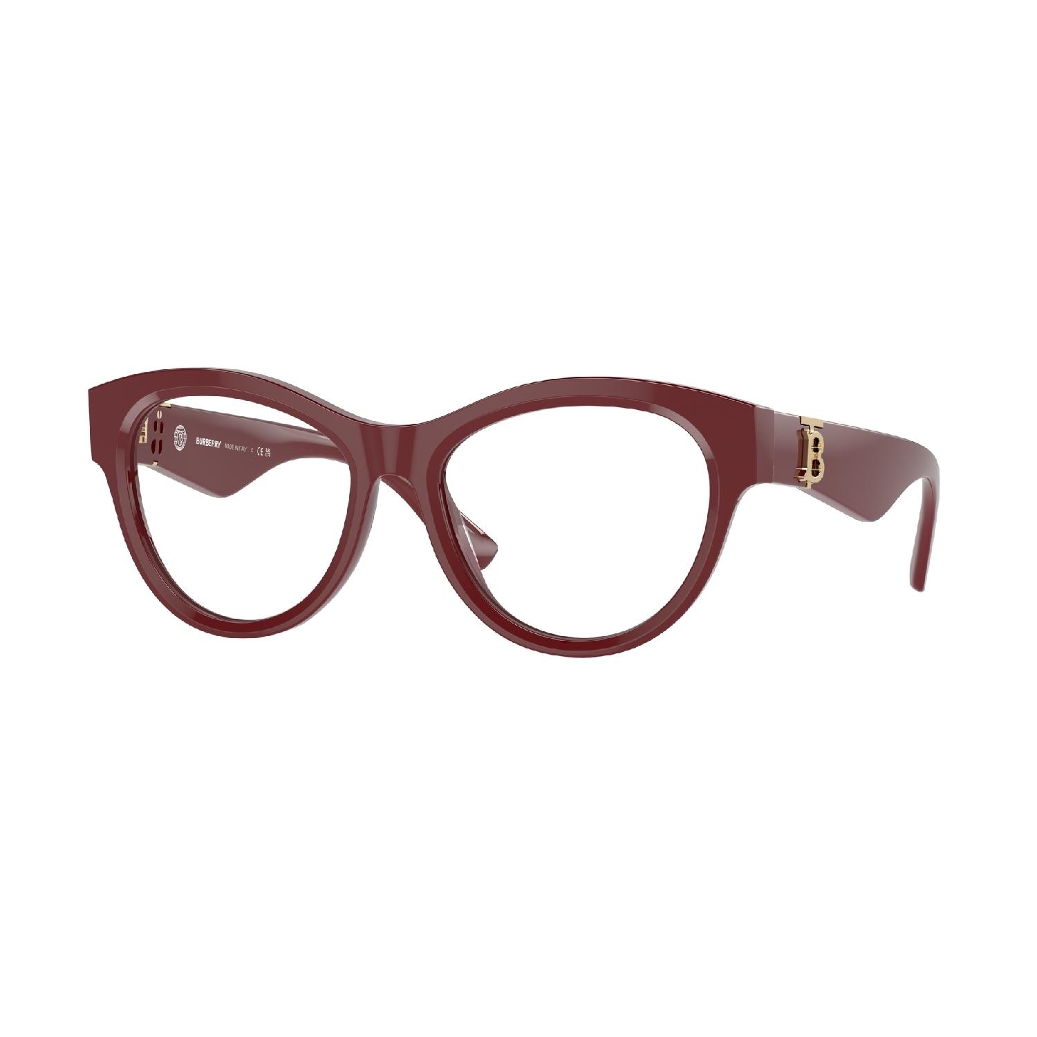Armação de Óculos de Grau BE2404-4119-53 Burberry Redondo Vermelho Acetato