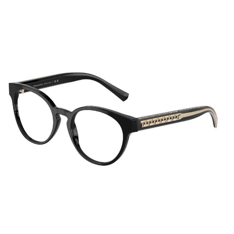 Armação de Óculos de Grau TF2250-8001-52 Tiffany & Co Phantos Preto Acetato