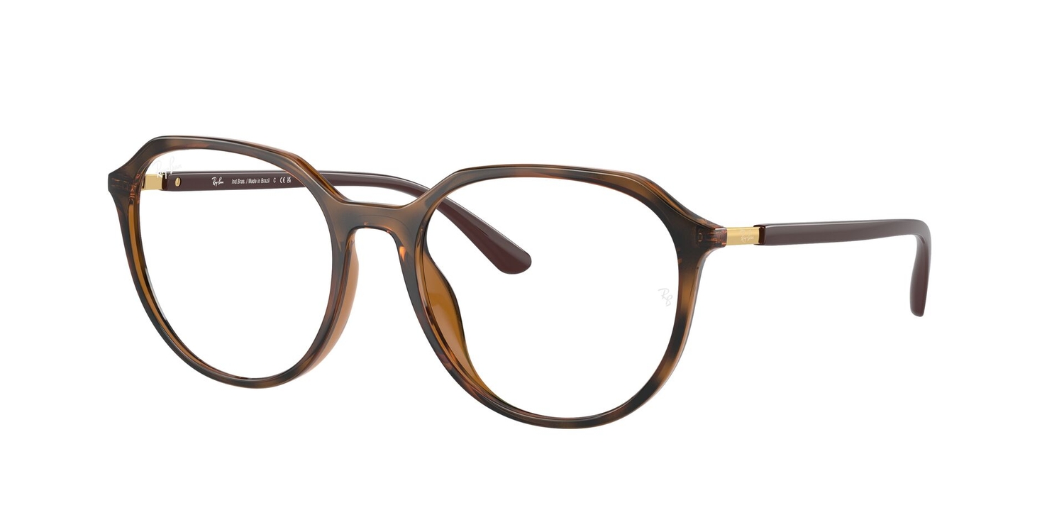 Armação de Óculos de Grau RX4415VL-2012-54 Ray Ban Phantos Marrom Injetado