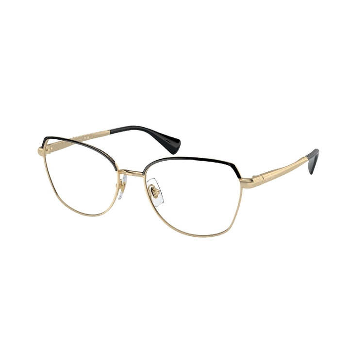 Armação de Óculos de Grau RA6058-9443-55 Ralph Irregular Ouro Metal