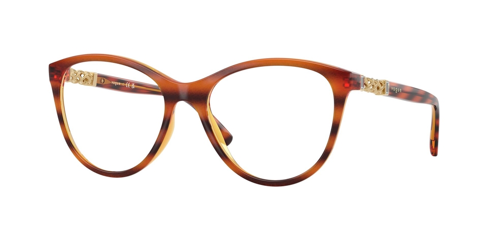 Armação de Óculos de Grau VO5631B-1508-53 Vogue Phantos Marrom Náilon