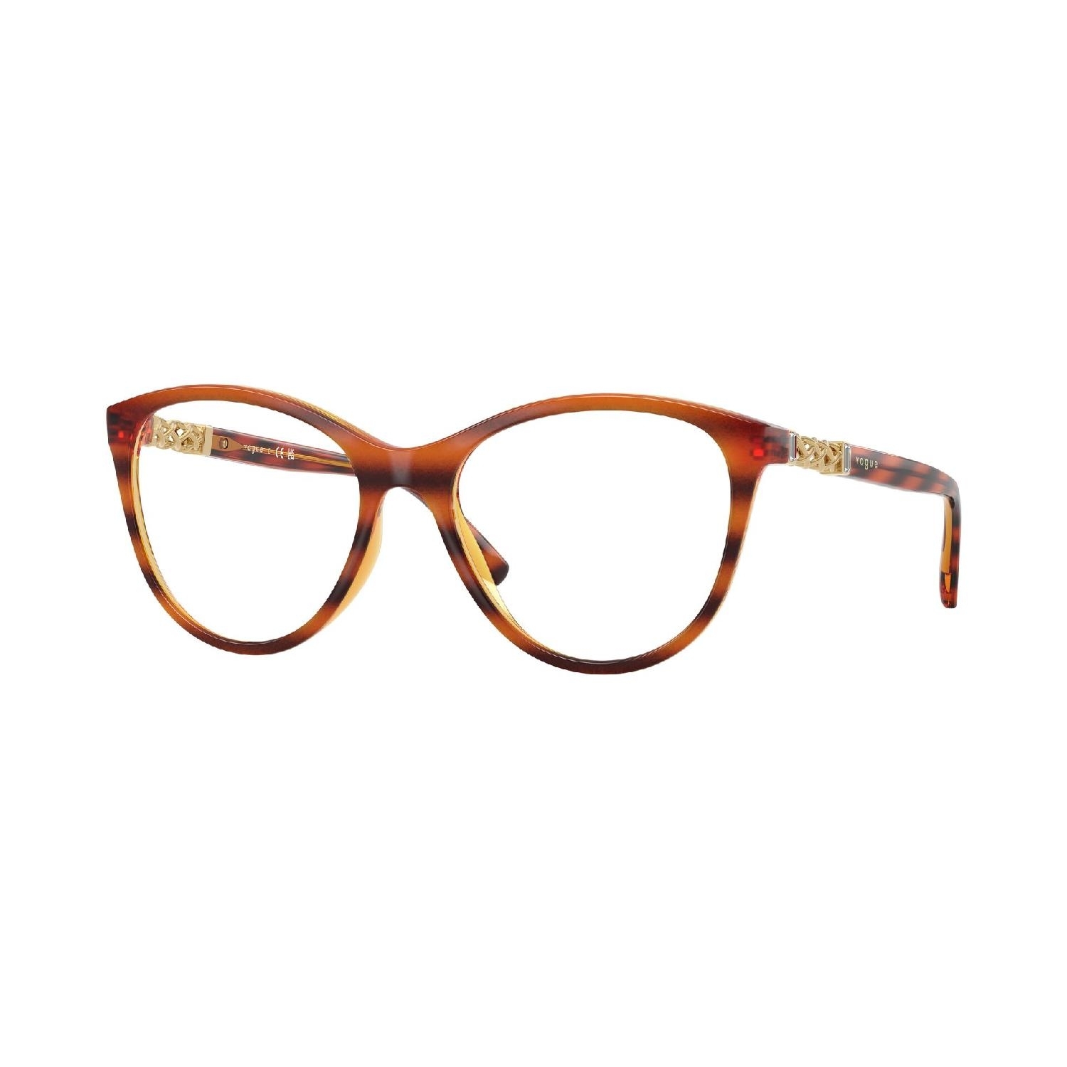 Armação de Óculos de Grau VO5631B-1508-53 Vogue Phantos Marrom Náilon