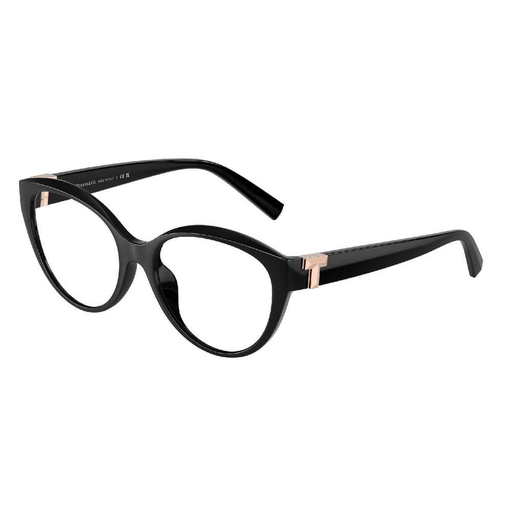 Armação de Óculos de Grau TF2255U-8001-54 Tiffany & Co Gatinho Preto Injetado