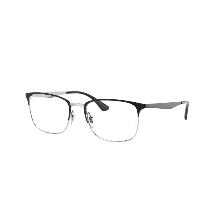 Armação de Óculos de Grau RX6421-2997-54 Ray Ban Quadrado Preto Metal