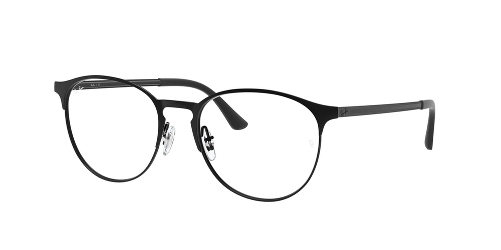 Armação de Óculos de Grau RX6375-2944-53 Ray Ban Phantos Preto Metal