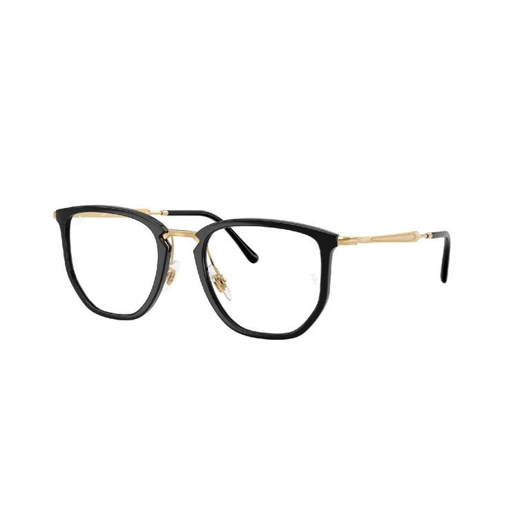 Armação de Óculos de Grau RX4451V-2000-53 Ray Ban Irregular Preto Náilon