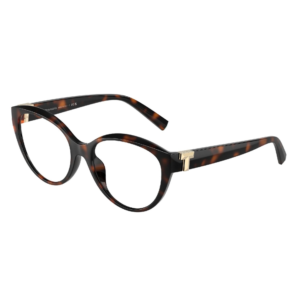 Armação de Óculos de Grau TF2255U-8015-54 Tiffany & Co Gatinho Tartaruga Injetado
