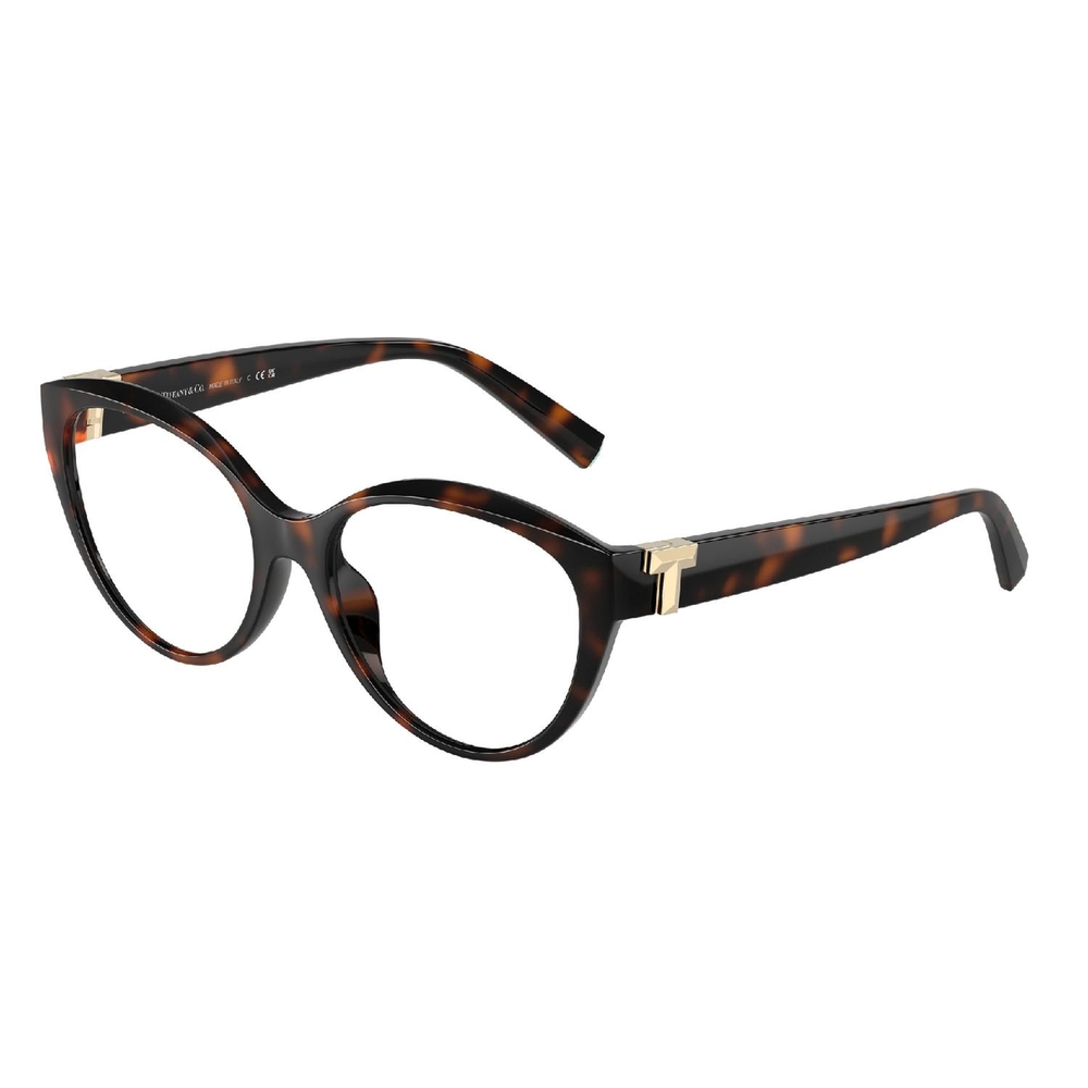 Armação de Óculos de Grau TF2255U-8015-54 Tiffany & Co Gatinho Tartaruga Injetado