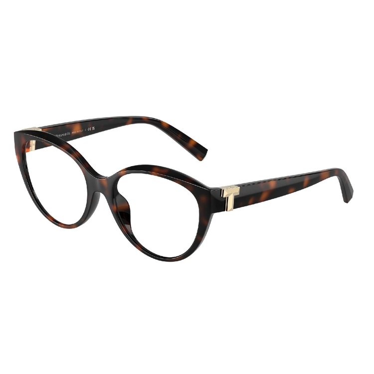 Armação de Óculos de Grau TF2255U-8015-54 Tiffany & Co Gatinho Tartaruga Injetado
