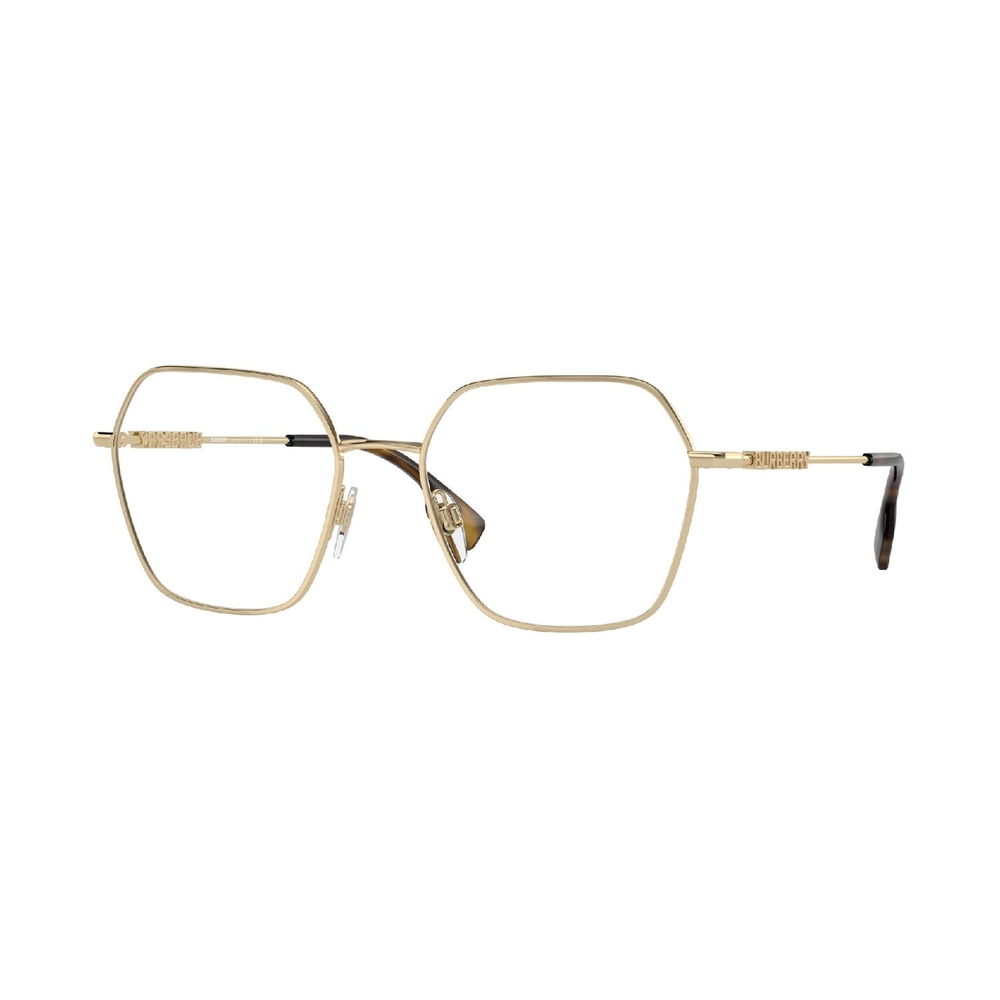 Armação de Óculos de Grau BE1381-1109-56 Burberry Irregular Ouro Aço