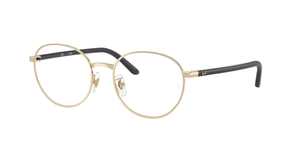 Armação de Óculos de Grau RX6538D-2993-53 Ray Ban Phantos Ouro Metal