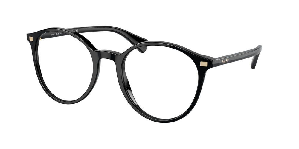 Armação de Óculos de Grau RA7148-5001-54 Ralph Redondo Preto Acetato