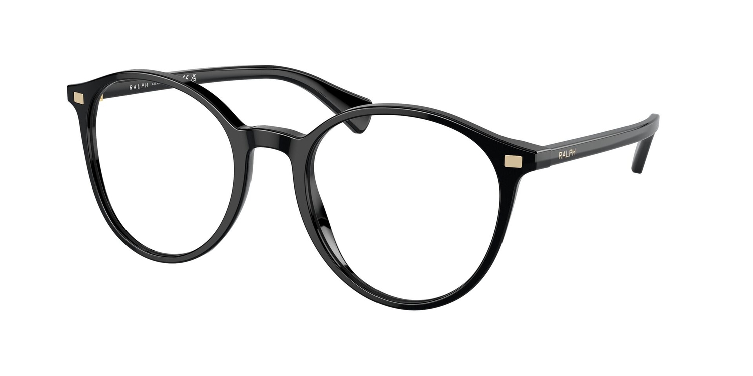 Armação de Óculos de Grau RA7148-5001-54 Ralph Redondo Preto Acetato