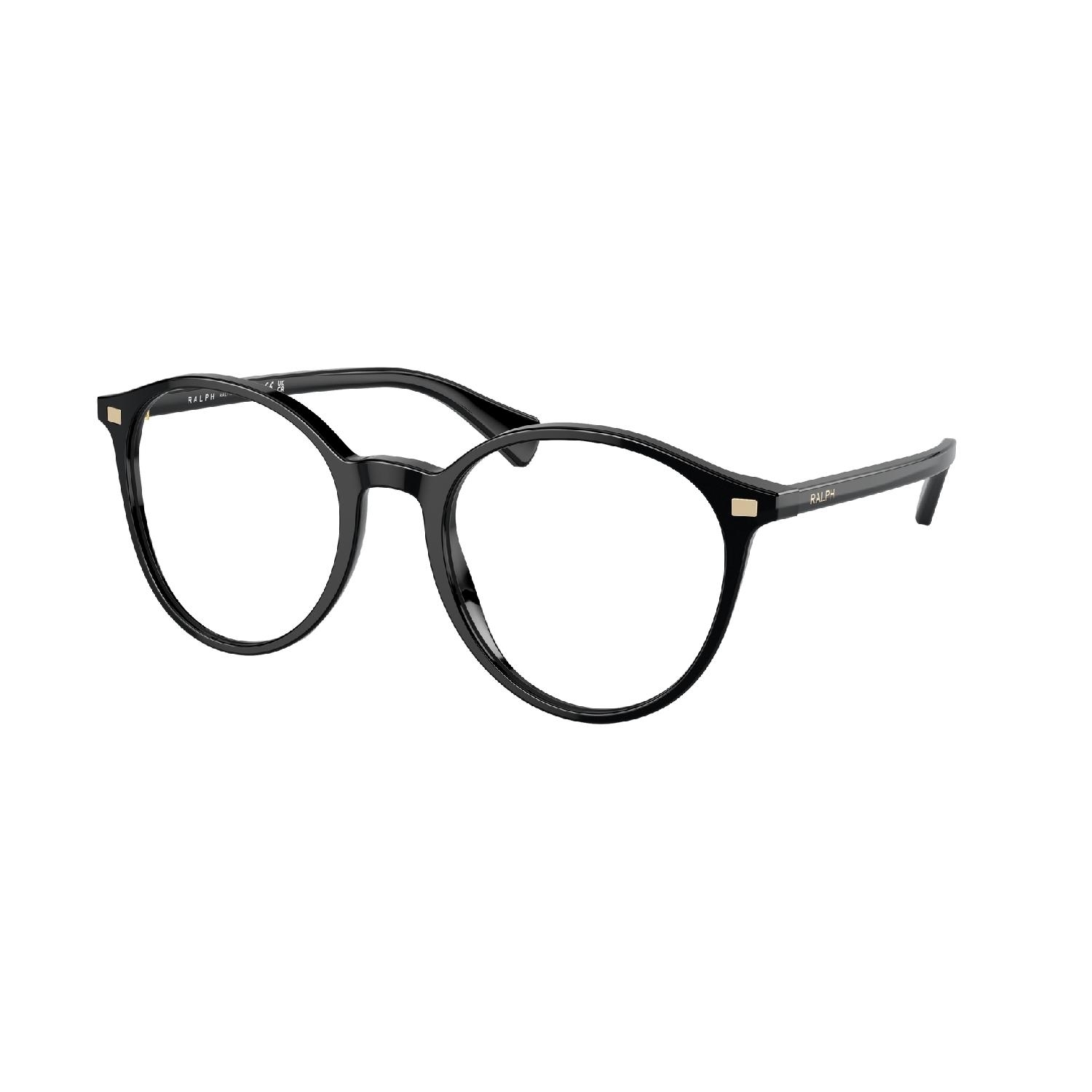 Armação de Óculos de Grau RA7148-5001-54 Ralph Redondo Preto Acetato