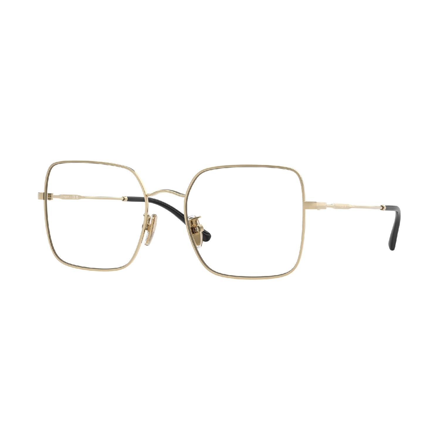 Armação de Óculos de Grau VO4328D-848-54 Vogue Quadrado Ouro Metal