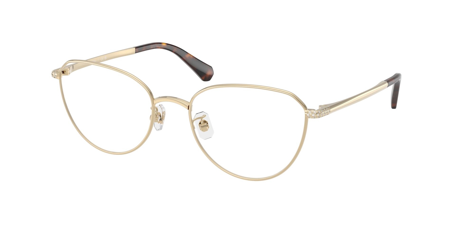 Armação de Óculos de Grau SK1029D-4013-54 Swarovski Redondo Ouro Metal