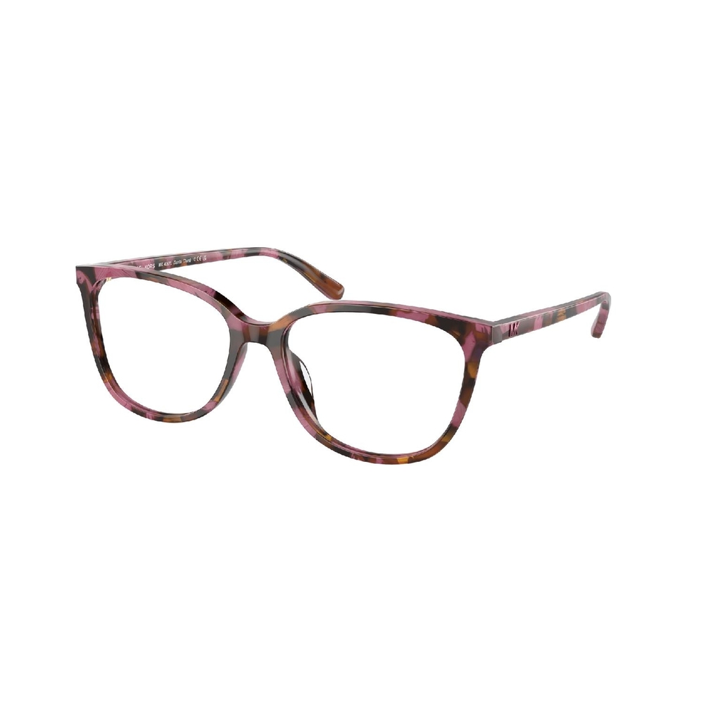 Armação de Óculos de Grau MK4067U-3998-55 Michael Kors Retangular Tartaruga Acetato