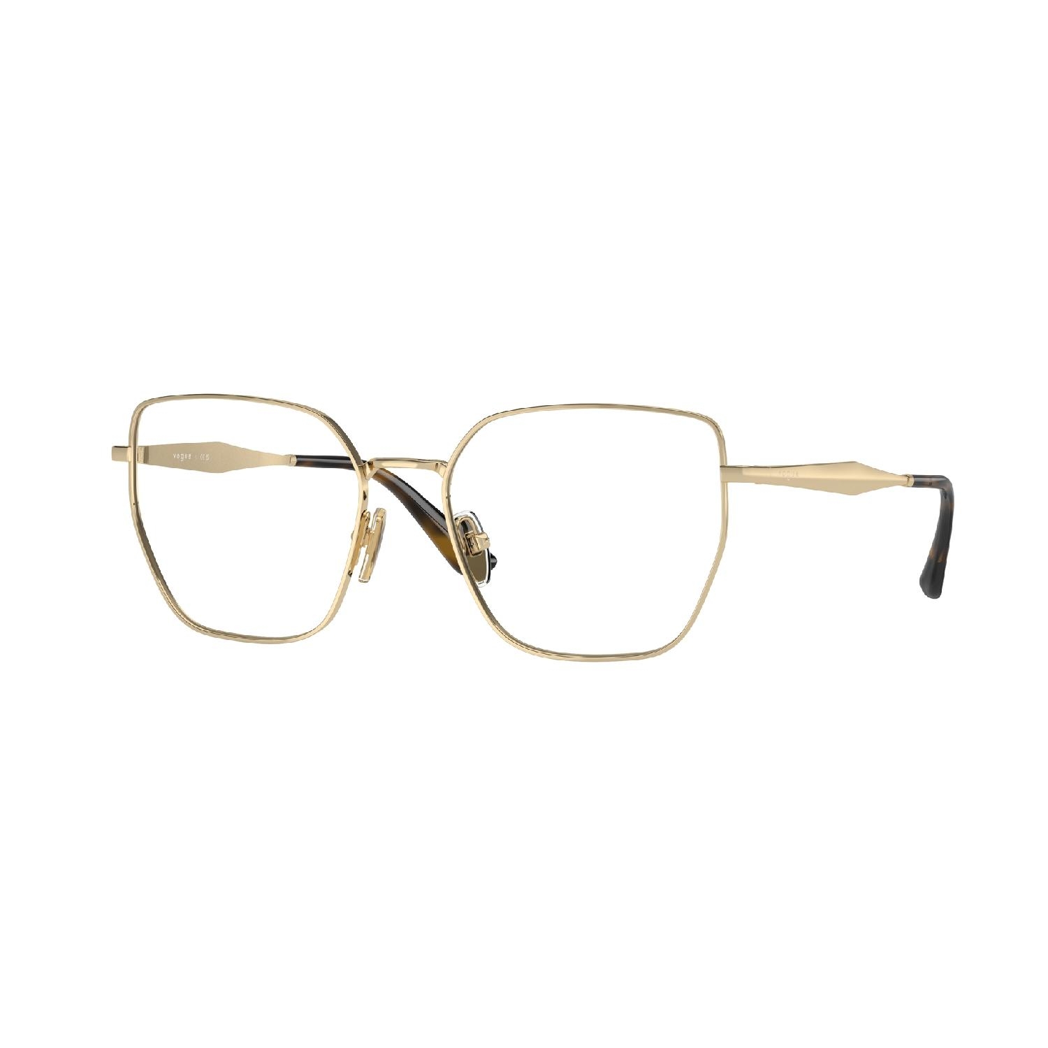 Armação de Óculos de Grau VO4283-848-53 Vogue Irregular Ouro Metal