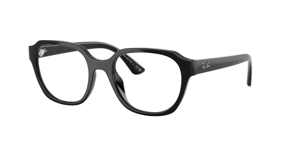 Armação de Óculos de Grau RX7251L-8260-52 Ray Ban Phantos Preto Injetado