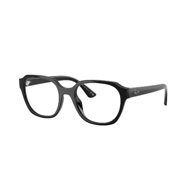 Armação de Óculos de Grau RX7251L-8260-52 Ray Ban Phantos Preto Injetado