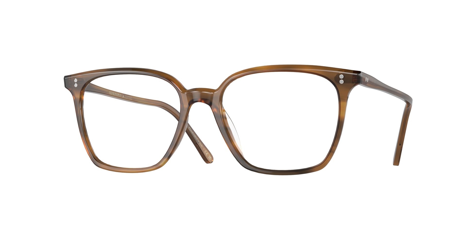 Armação de Óculos de Grau OV5488U-1011-52 Oliver Peoples Quadrado Marrom Acetato