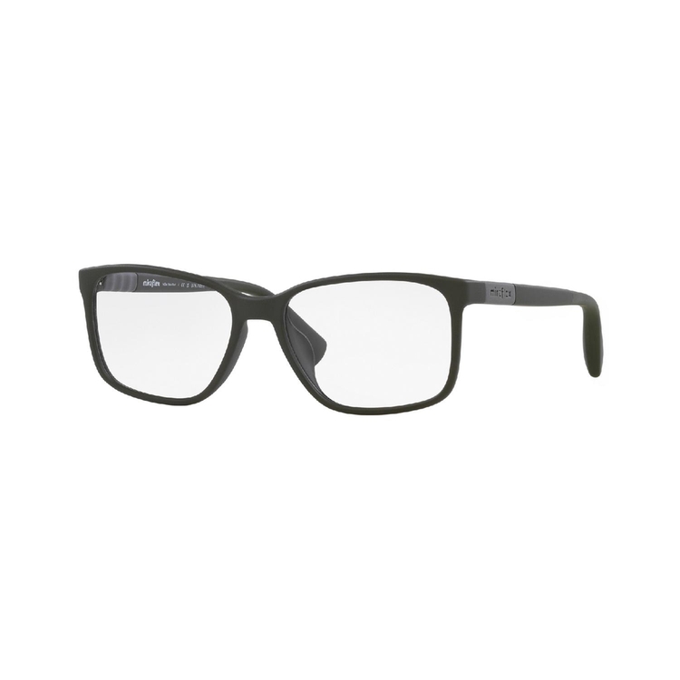 Armação de Óculos de Grau MF4016-L898-52 Miraflex Retangular Verde Injetado