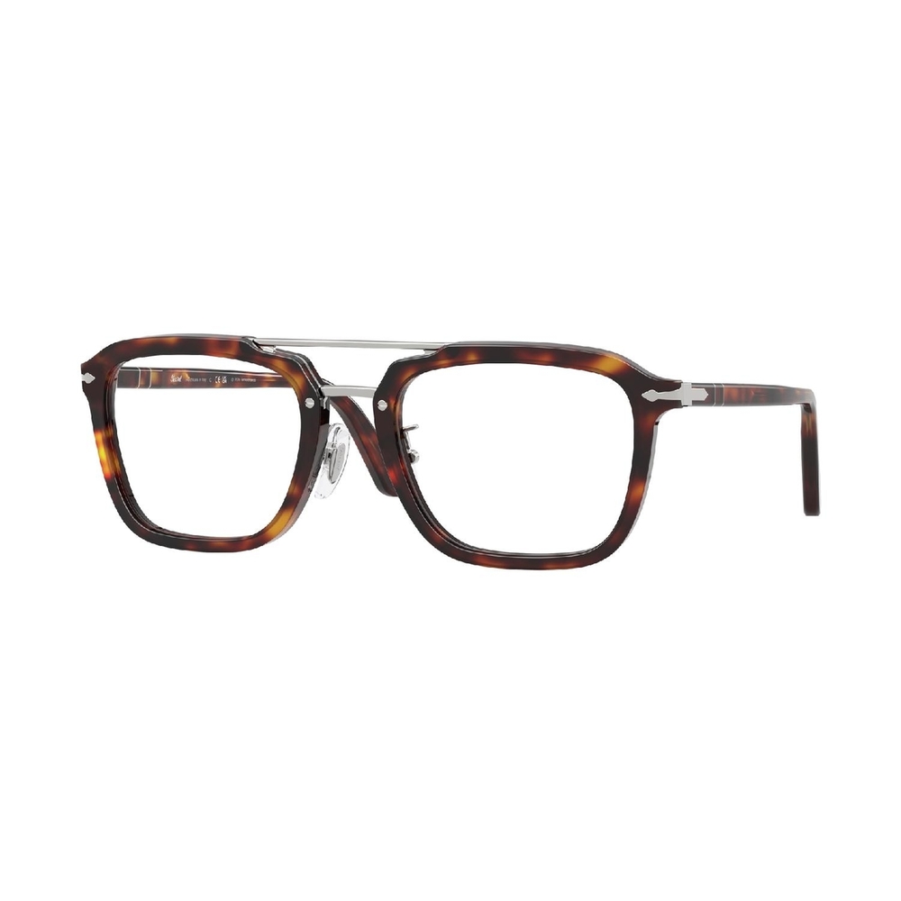 Armação de Óculos de Grau PO0204V-24-54 Persol Quadrado Tartaruga Acetato