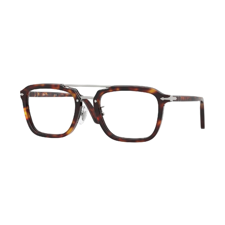 Armação de Óculos de Grau PO0204V-24-54 Persol Quadrado Tartaruga Acetato
