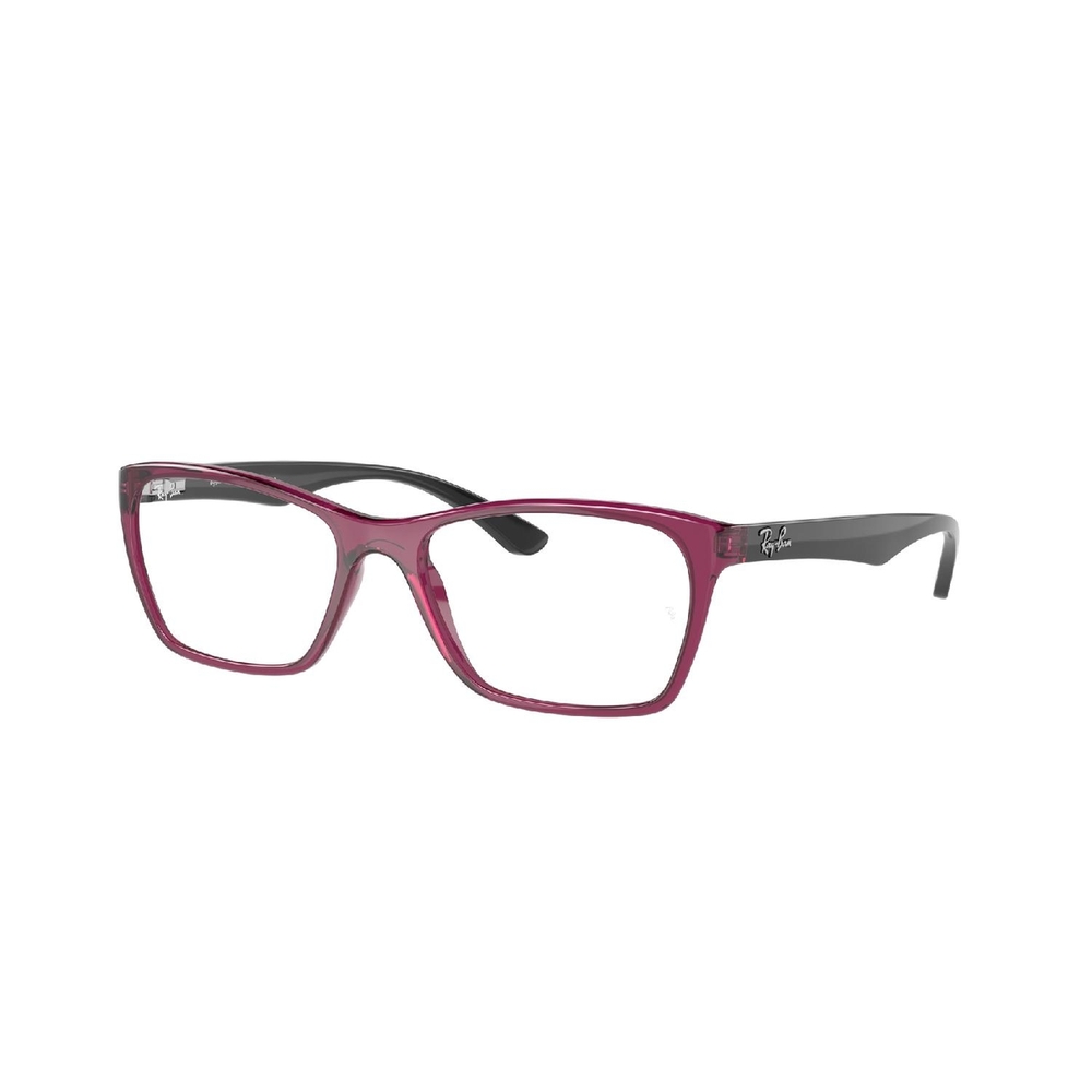 Armação de Óculos de Grau RX7033L-5445-52 Ray Ban Retangular Vermelho Náilon