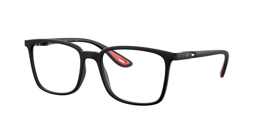 Armação de Óculos de Grau RX7240M-F602-54 Ray Ban Quadrado Preto Náilon