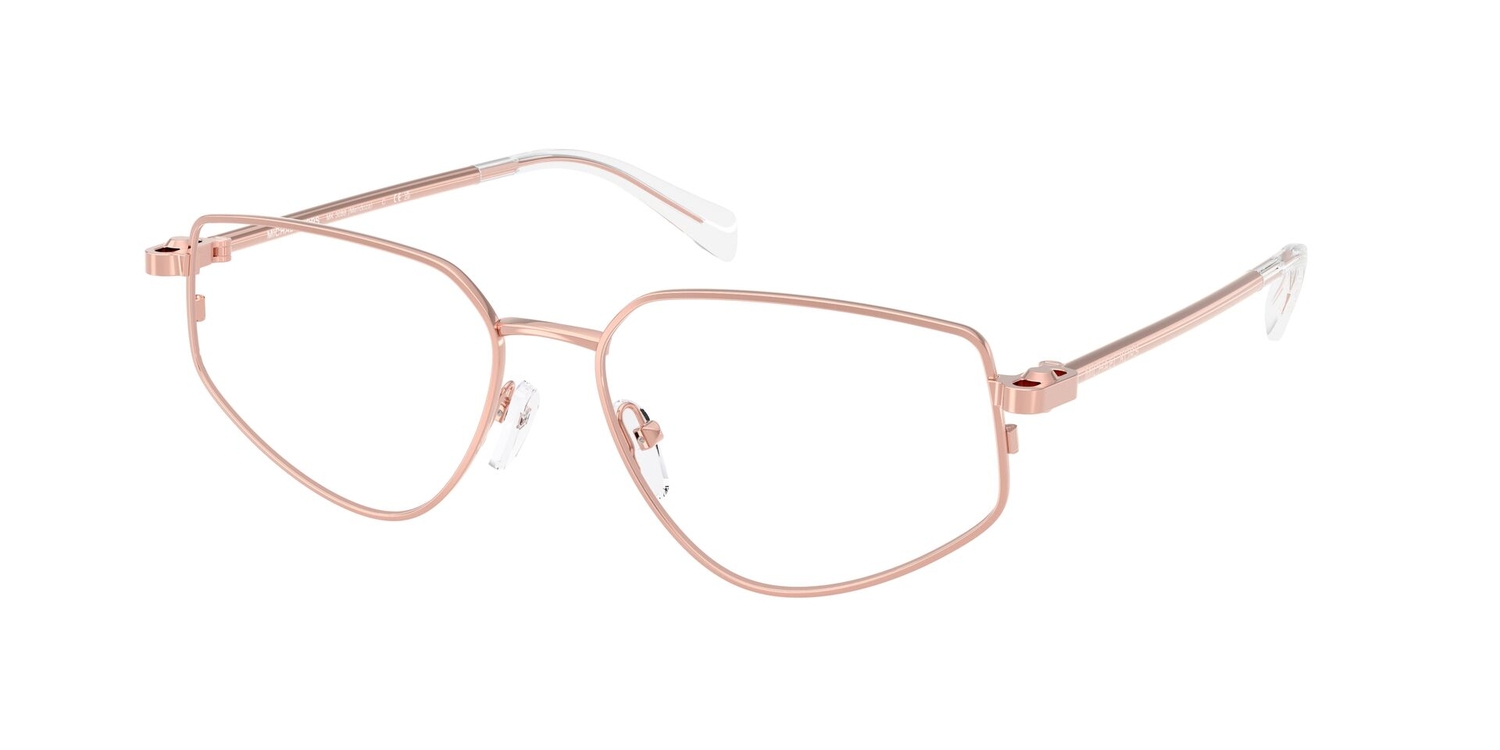 Armação de Óculos de Grau MK3088-1108-56 Michael Kors Irregular Rosa Metal