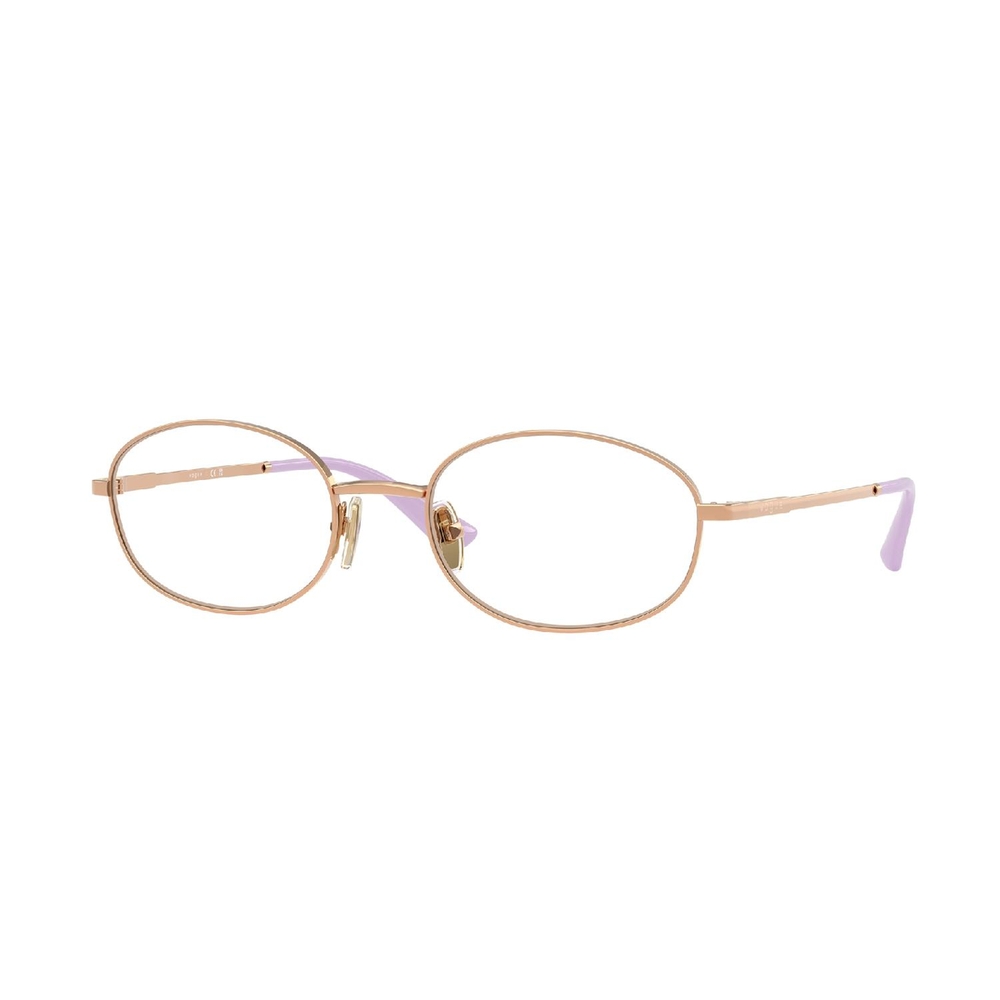 Armação de Óculos de Grau VO4326-5152-54 Vogue Oval Ouro Metal