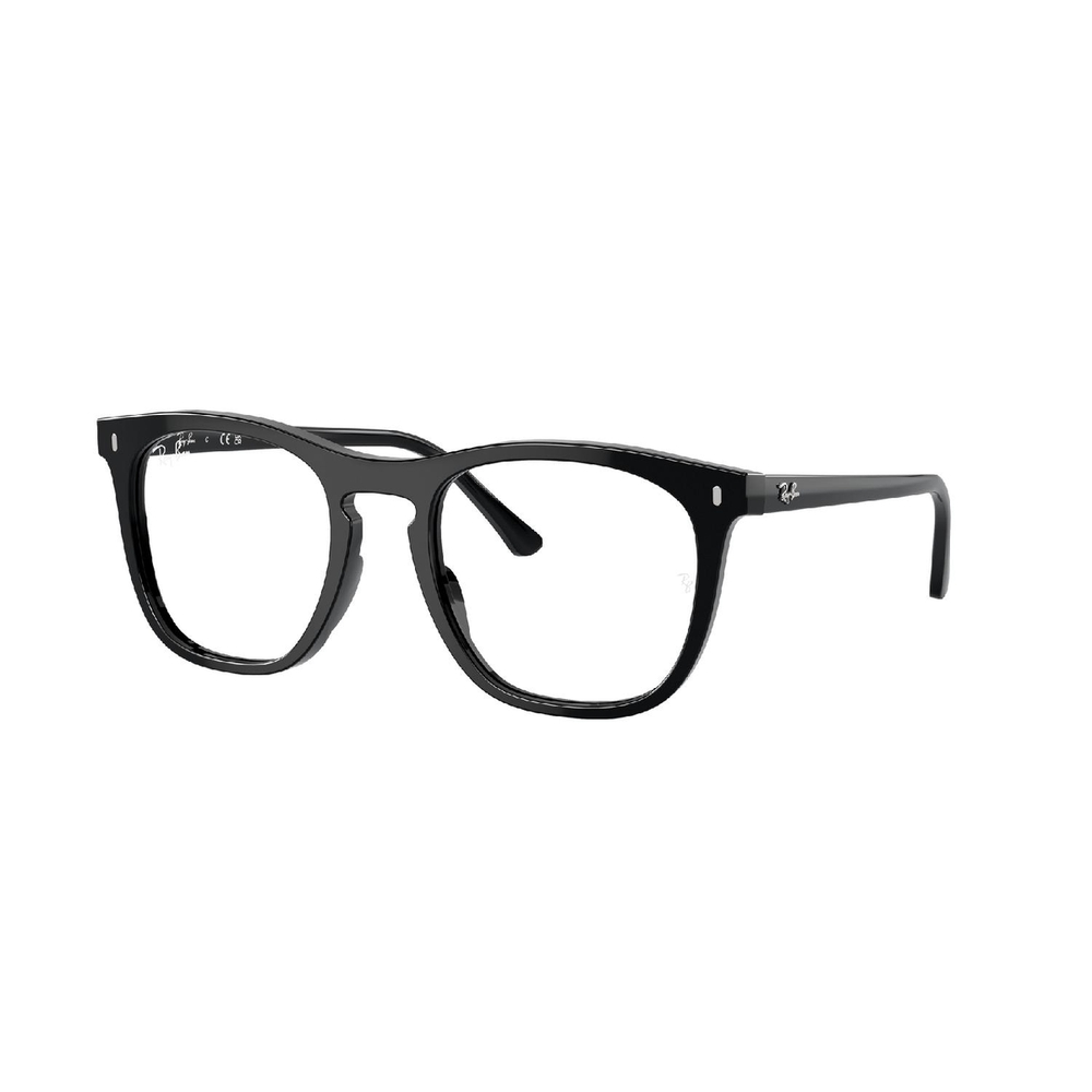 Armação de Óculos de Grau RX2210V-2000-53 Ray Ban Quadrado Preto Acetato