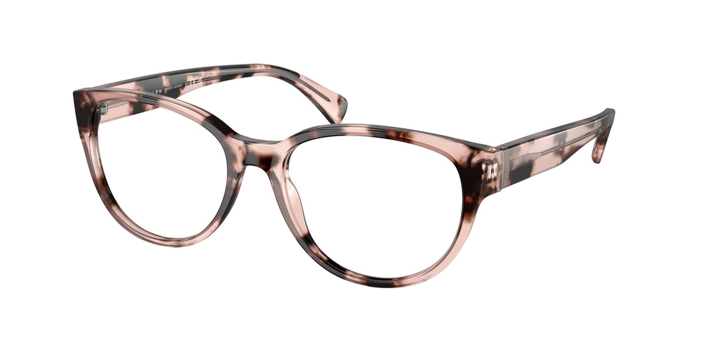 Armação de Óculos de Grau RA7151-6058-54 Ralph Oval Rosa Acetato
