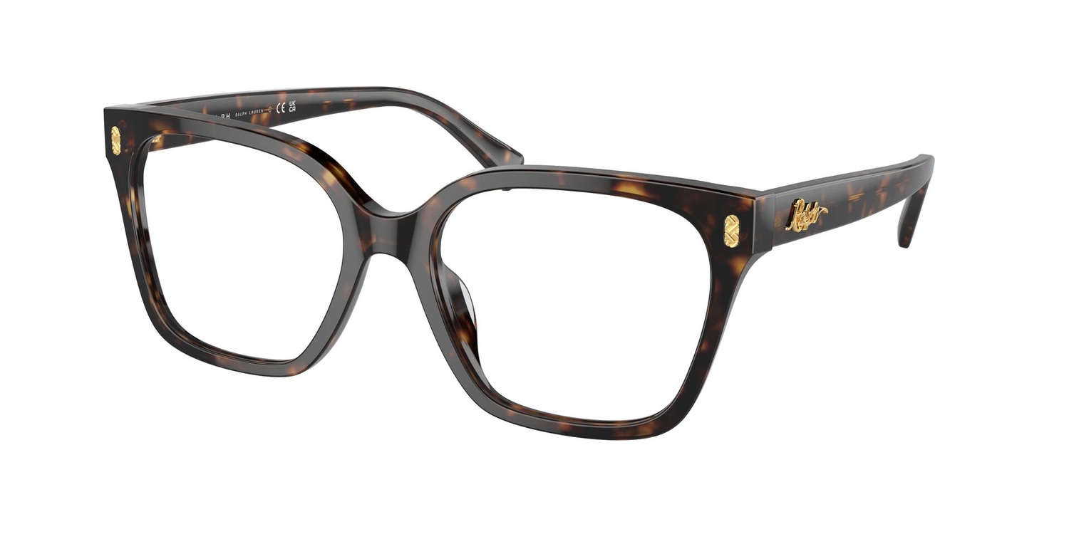 Armação de Óculos de Grau RA7158U-5003-55 Ralph Quadrado Tartaruga Acetato