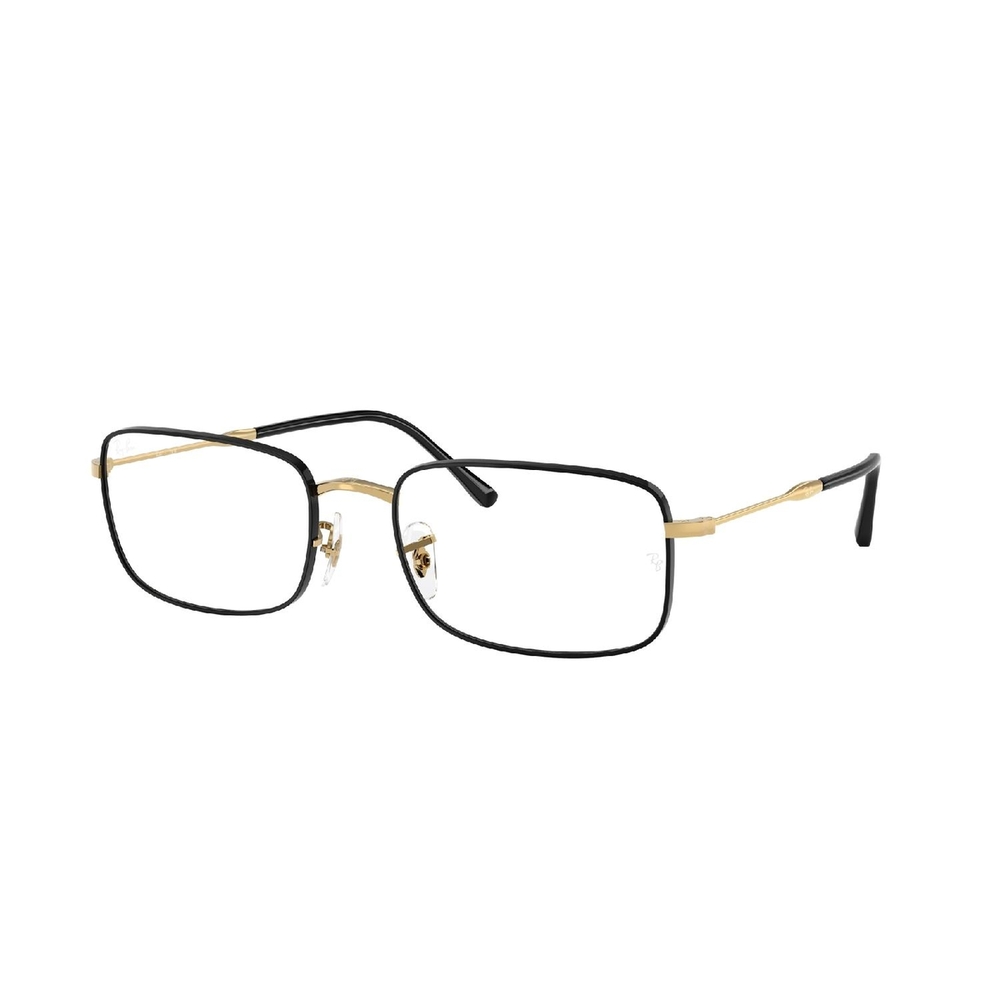 Armação de Óculos de Grau RX3746V-3175-56 Ray Ban Irregular Preto Metal