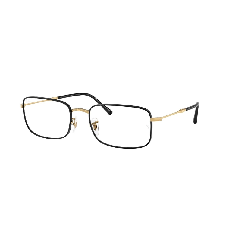 Armação de Óculos de Grau RX3746V-3175-56 Ray Ban Irregular Preto Metal