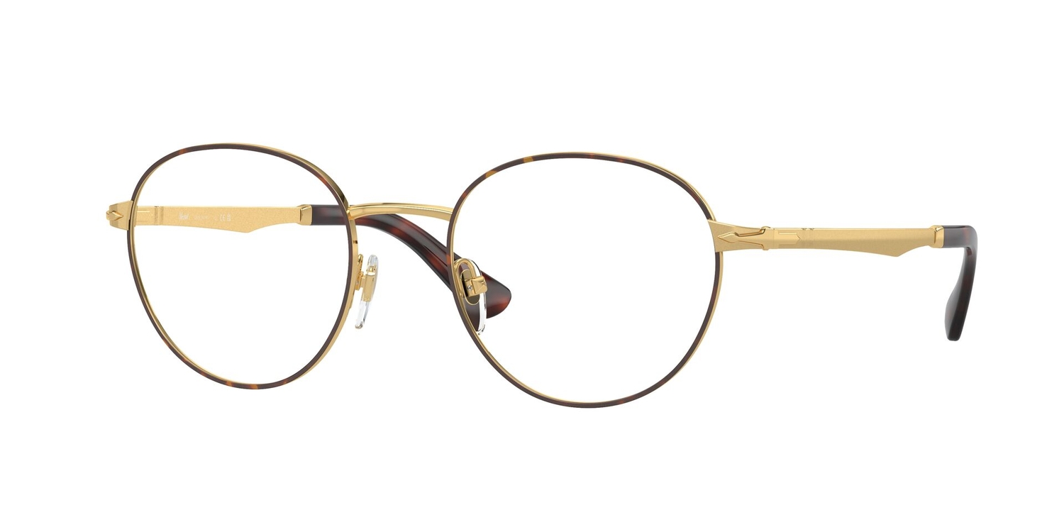 Armação de Óculos de Grau PO2460V-1075-50 Persol Phantos Ouro Metal