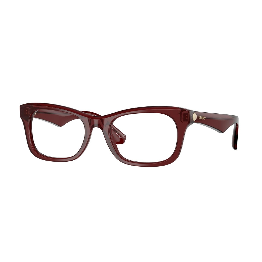 Armação de Óculos de Grau BE2422-4128-52 Burberry Retangular Vermelho Acetato