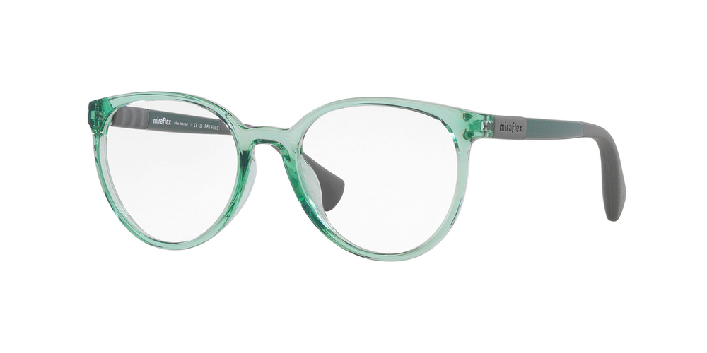 Armação de Óculos de Grau MF4015-L895-48 Miraflex Phantos Verde Injetado