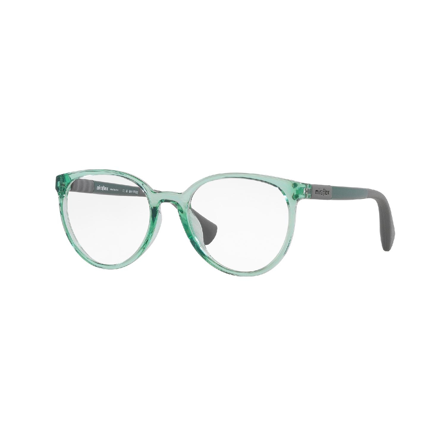 Armação de Óculos de Grau MF4015-L895-48 Miraflex Phantos Verde Injetado
