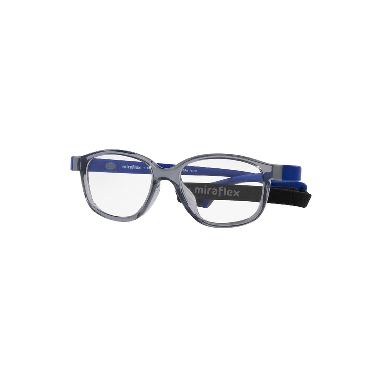 Armação de Óculos de Grau MF4007-L141-48 Miraflex Irregular Cinza Injetado